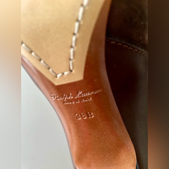 Ralph Lauren Collection Adrien Calf Suede Over the Knee Boot NIB - Picture 4 of 9